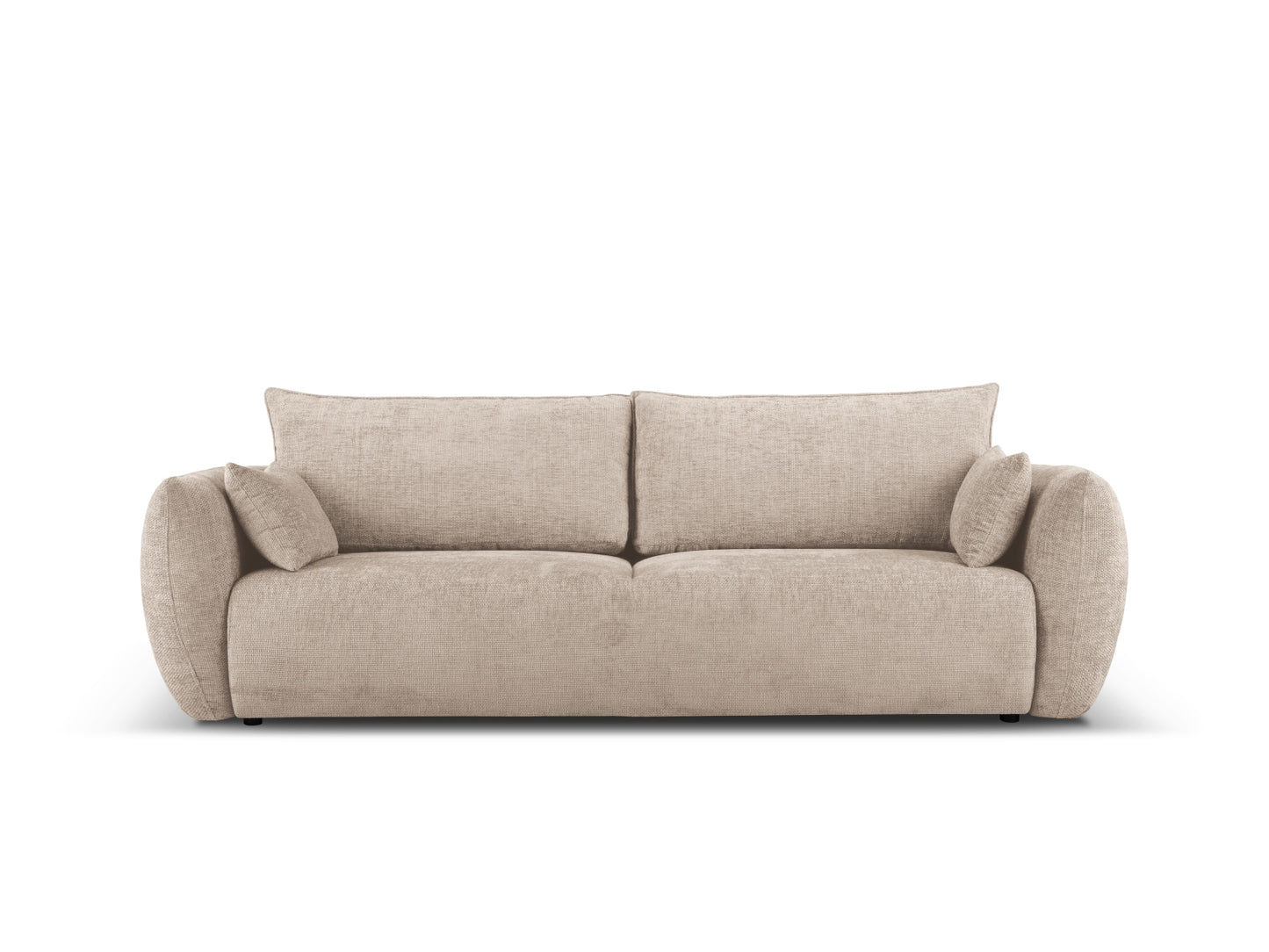 Matera Sofa With Bed Function And Box, 3 Seats, 240x108 cm — Beige