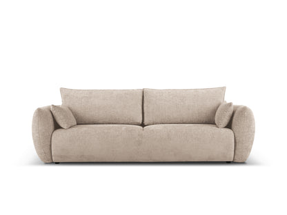 Matera Sofa With Bed Function And Box, 3 Seats, 240x108 cm — Beige