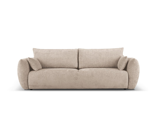 Matera Sofa With Bed Function And Box, 3 Seats, 240x108 cm — Beige