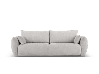 Matera Sofa With Bed Function And Box, 3 Seats, 240x108 cm — Light Grey