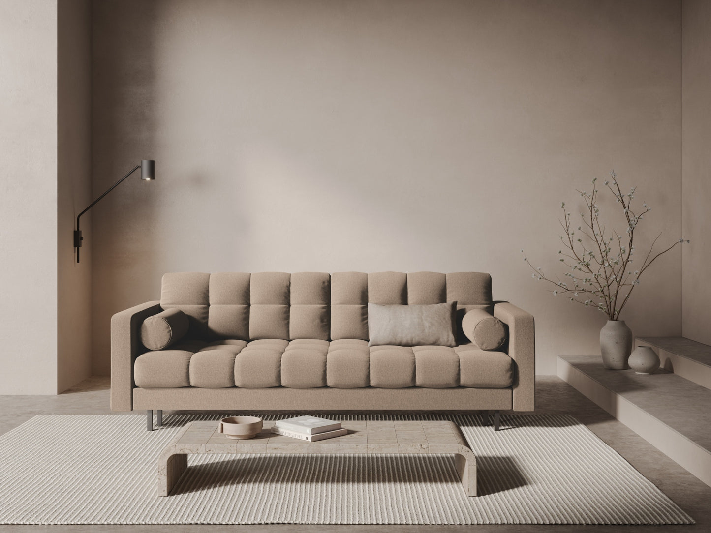 Bali Sofa With Bed Function And Box, 3 Seats, 222x84 cm