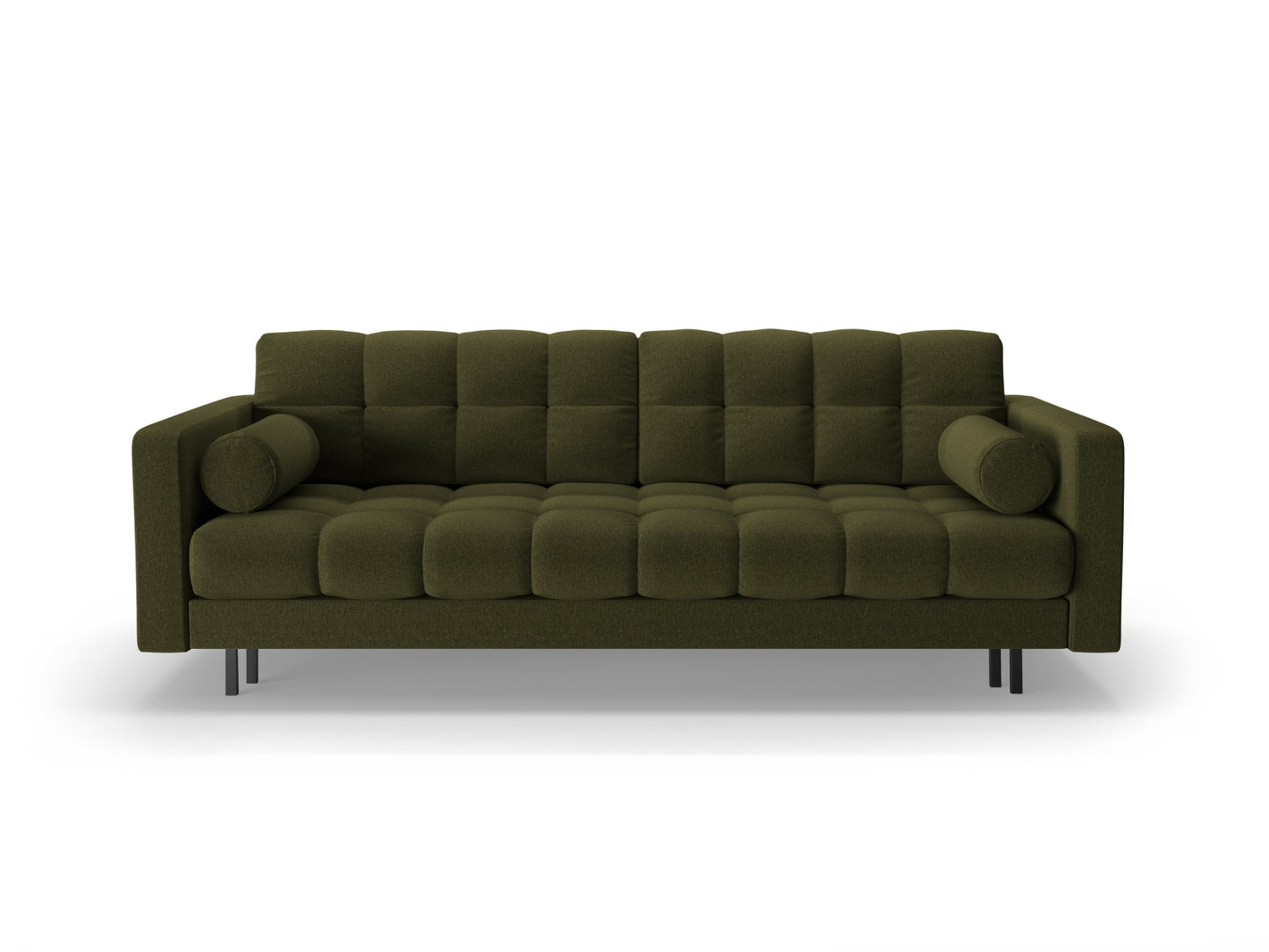 Bali Sofa With Bed Function And Box, 3 Seats, 222x84 cm — Green