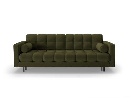 Bali Sofa With Bed Function And Box, 3 Seats, 222x84 cm — Green