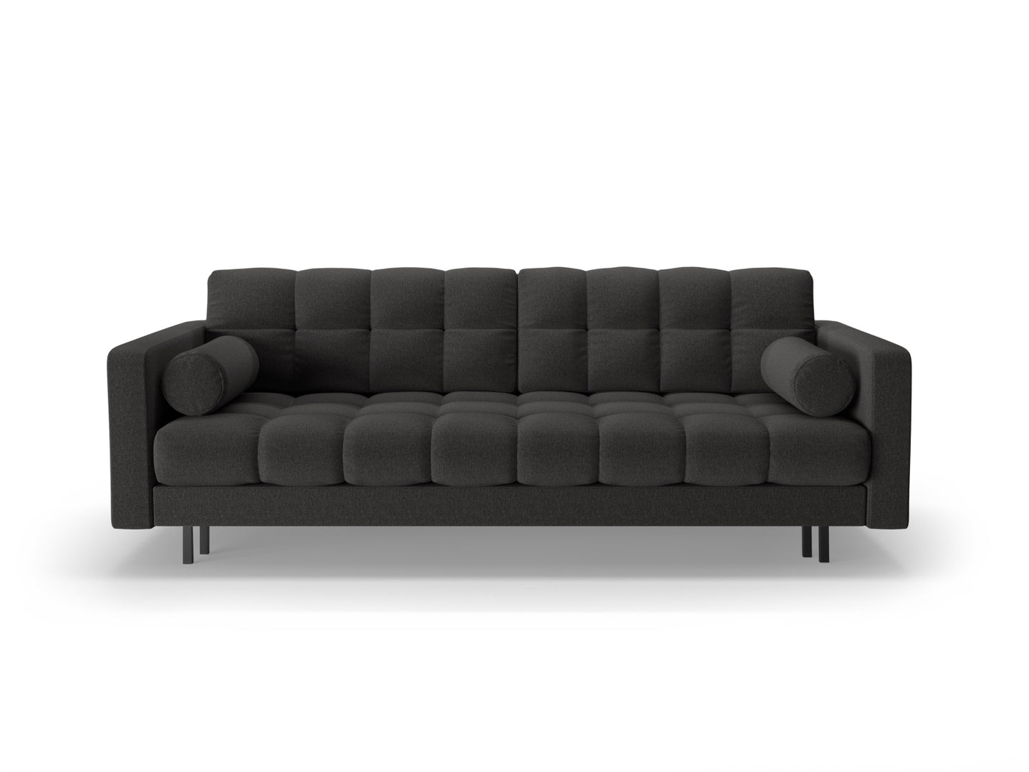 Bali Sofa With Bed Function And Box, 3 Seats, 222x84 cm — Dark Grey
