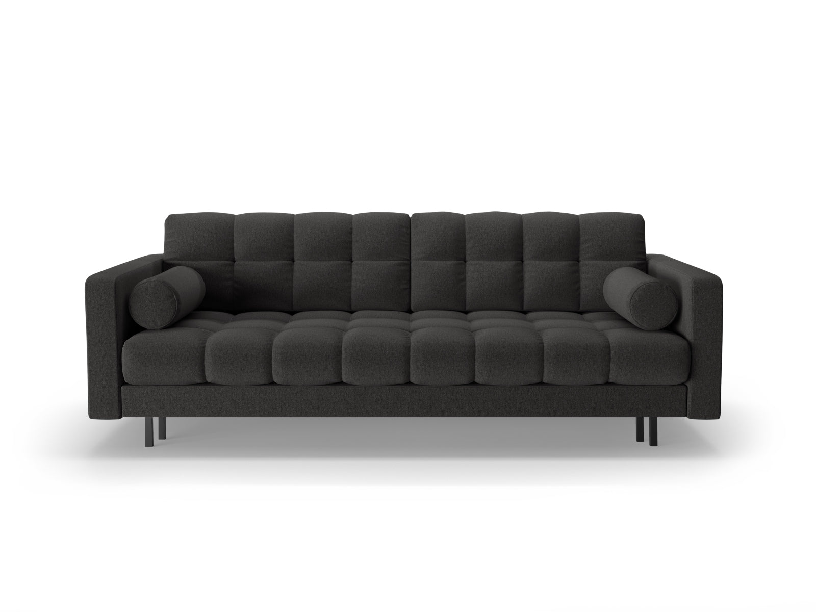 Bali Sofa With Bed Function And Box, 3 Seats, 222x84 cm — Dark Grey