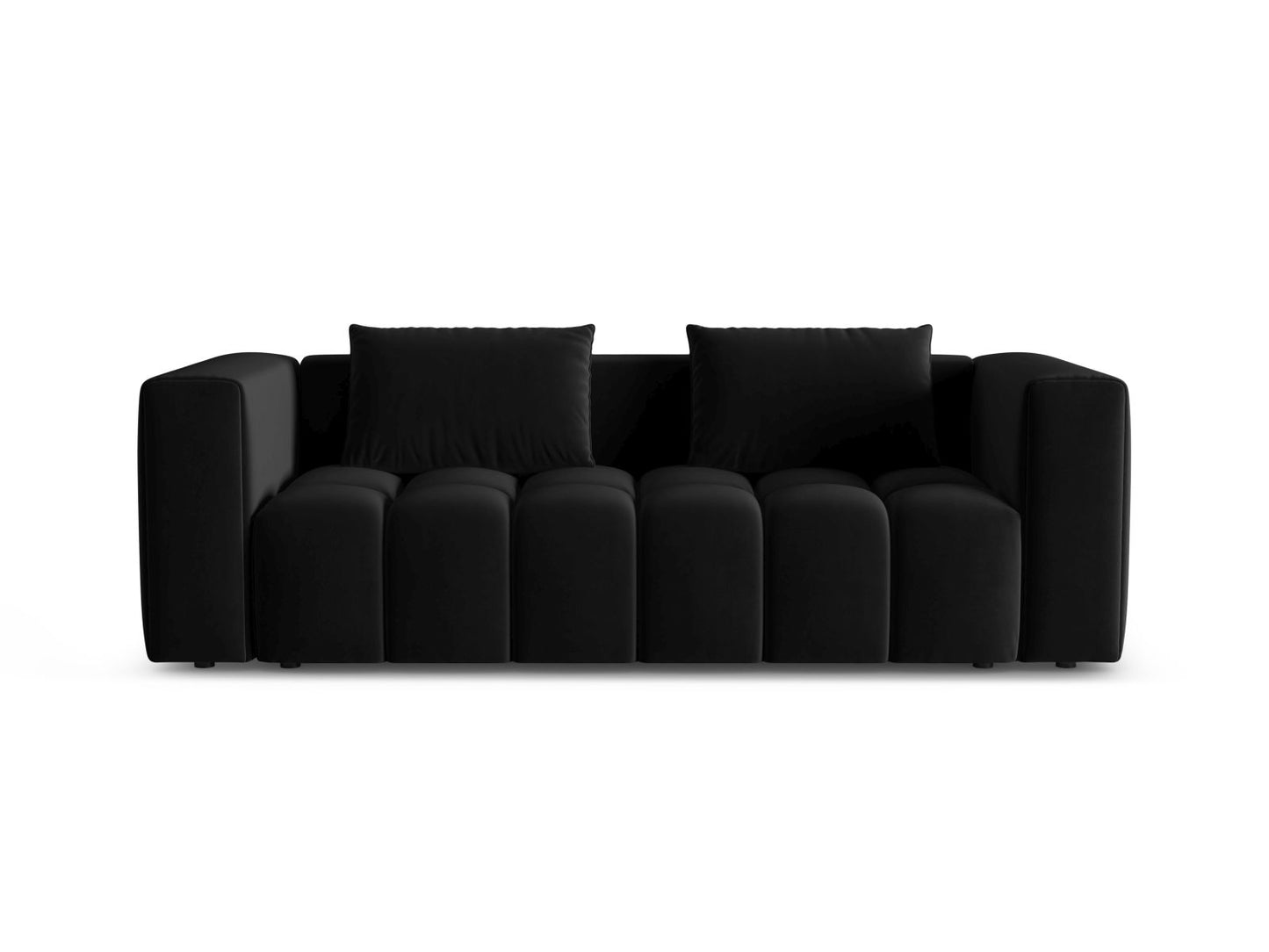 Verona Sofa With Bed Function And Box, 3 Seats, 252x98 cm — Black