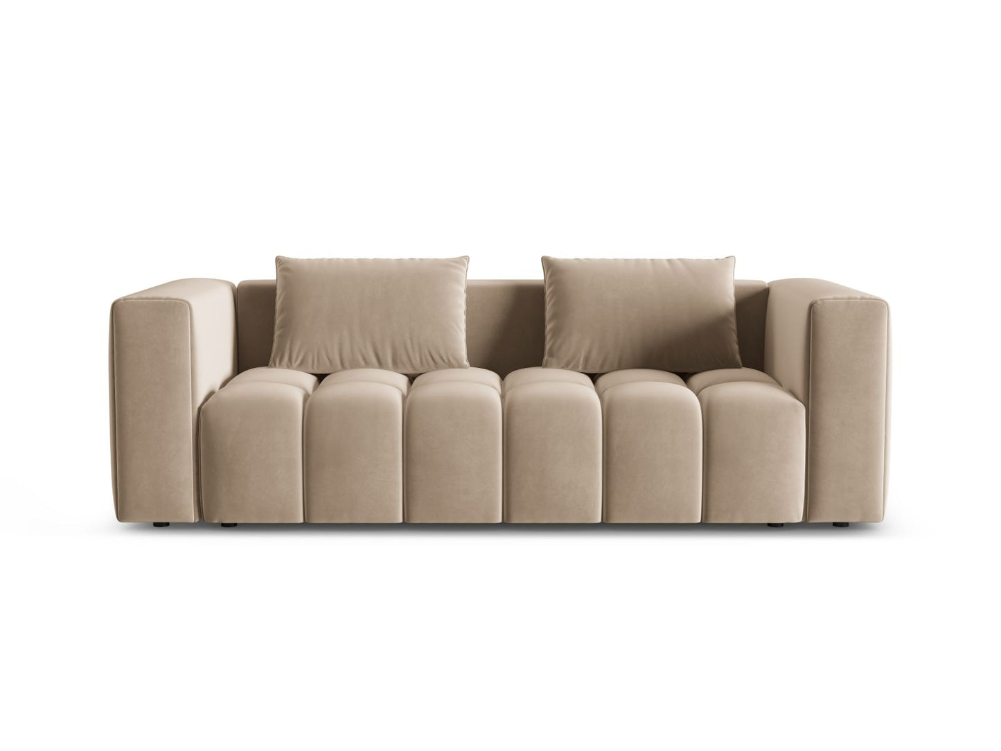 Verona Sofa With Bed Function And Box, 3 Seats, 252x98 cm — Sand