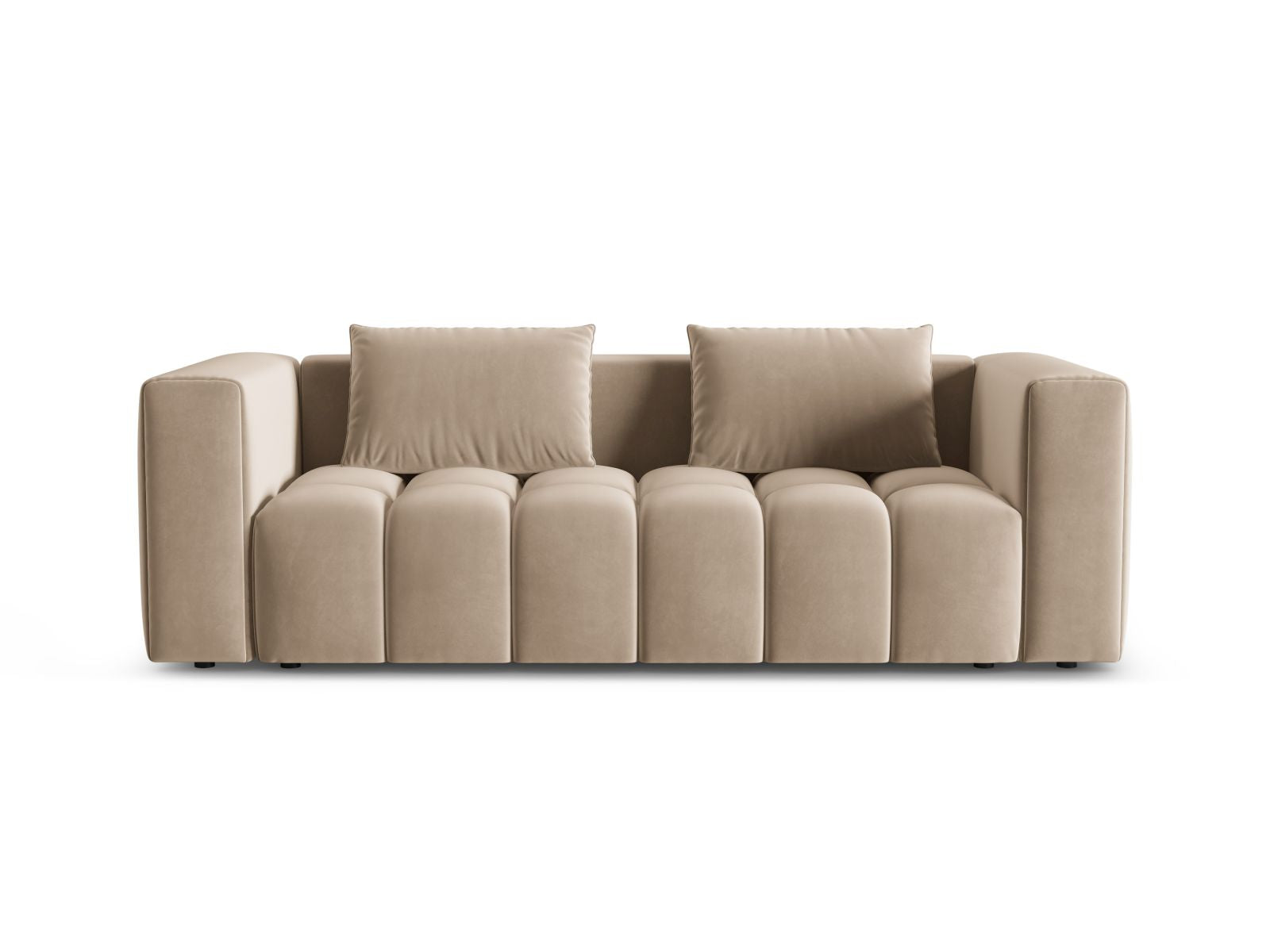 Verona Sofa With Bed Function And Box, 3 Seats, 252x98 cm — Sand