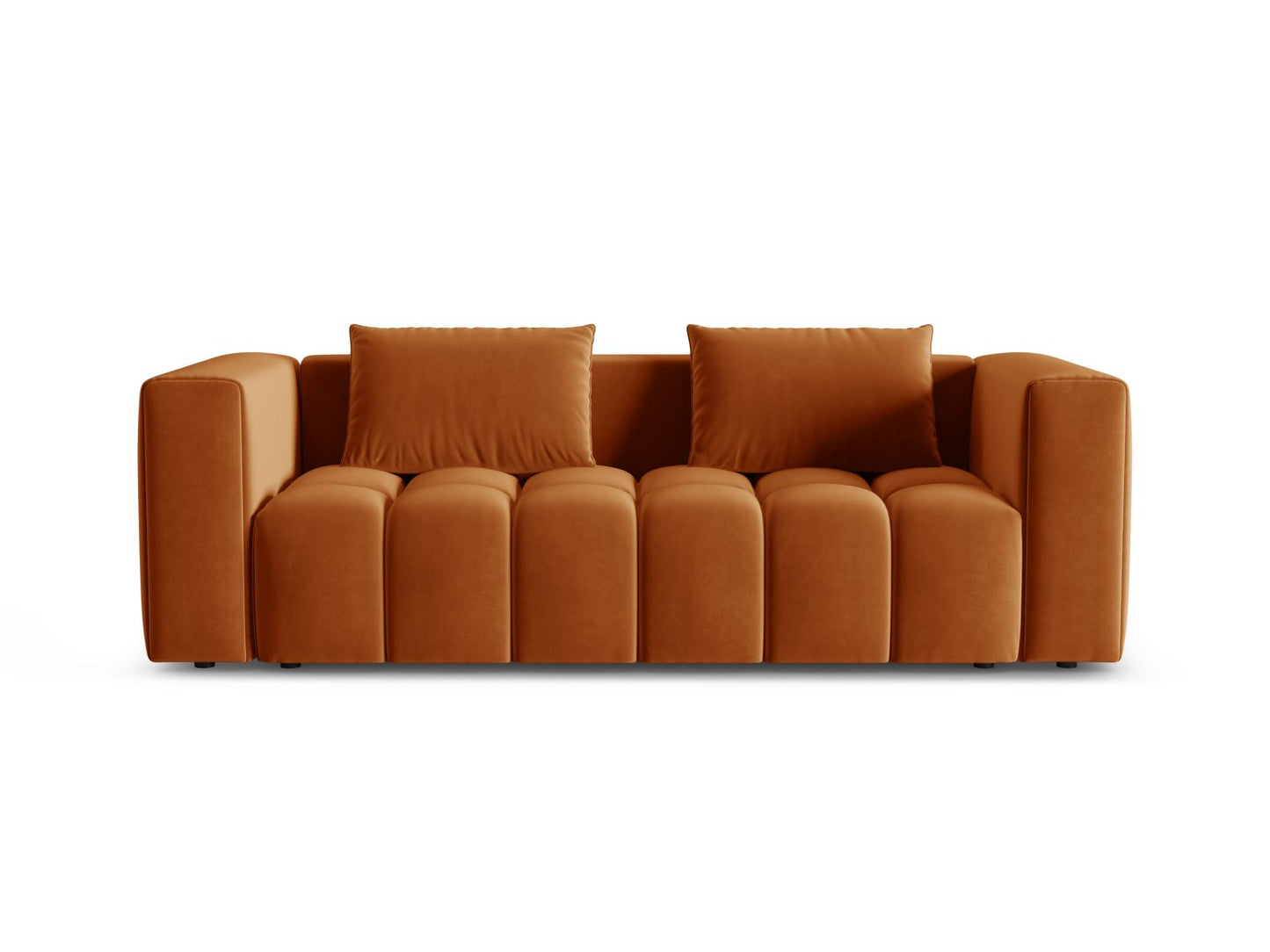 Verona Sofa With Bed Function And Box, 3 Seats, 252x98 cm — Terracotta