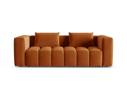 Verona Sofa With Bed Function And Box, 3 Seats, 252x98 cm — Terracotta