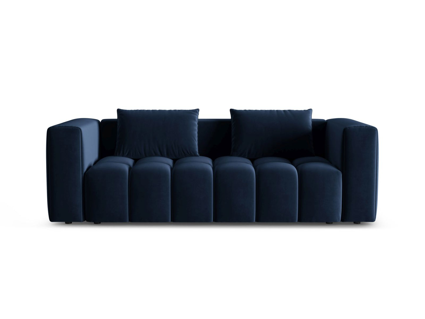 Verona Sofa With Bed Function And Box, 3 Seats, 252x98 cm — Royal Blue