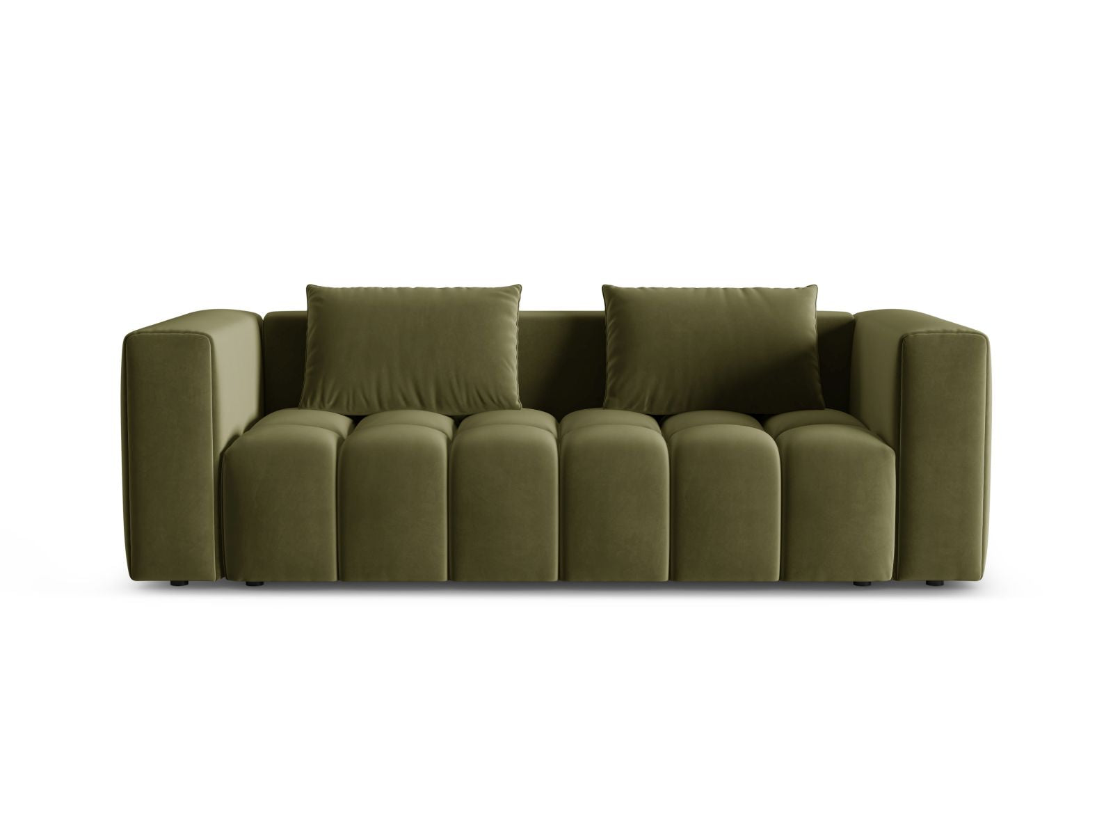 Verona Sofa With Bed Function And Box, 3 Seats, 252x98 cm — Light Green