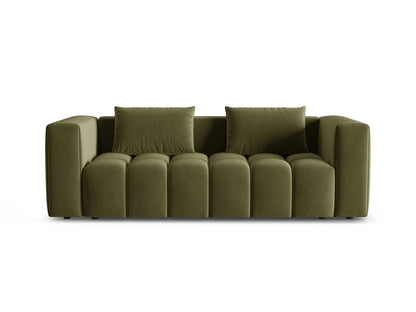 Verona Sofa With Bed Function And Box, 3 Seats, 252x98 cm — Light Green