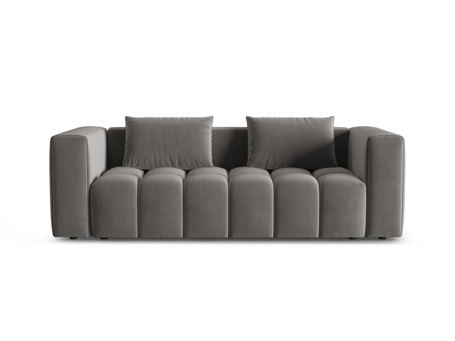 Verona Sofa With Bed Function And Box, 3 Seats, 252x98 cm — Warm grey