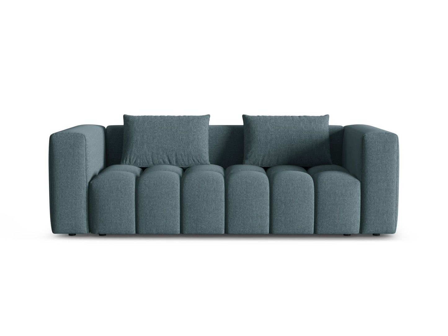 Verona Sofa With Bed Function And Box, 3 Seats, 252x98 cm — Light Blue