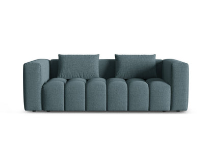 Verona Sofa With Bed Function And Box, 3 Seats, 252x98 cm — Light Blue