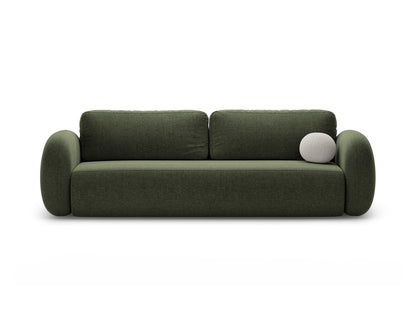 Tonale Sofa With Bed Function And Box, 3 Seats, 262x105 cm — Green