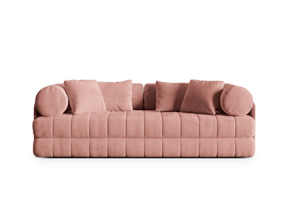 Kemi Sofa With Bed Function, 3 Seats, 206x95 cm — Pink