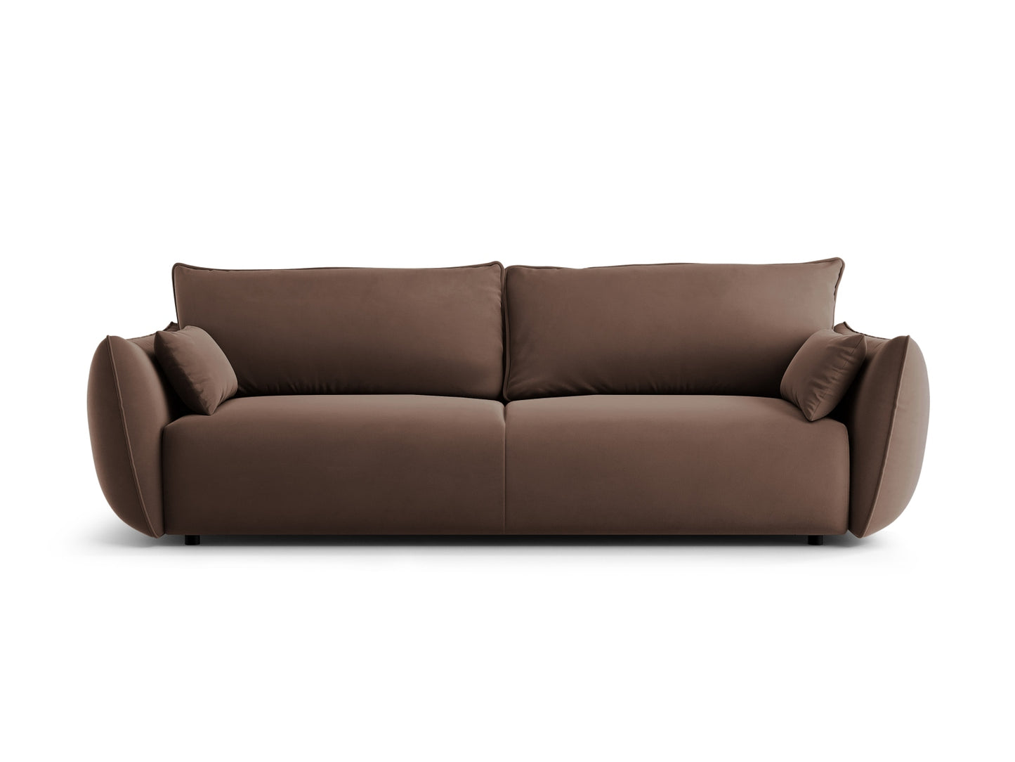 Matera Sofa With Bed Function And Box, 3 Seats, 240x108 cm — Chocolate