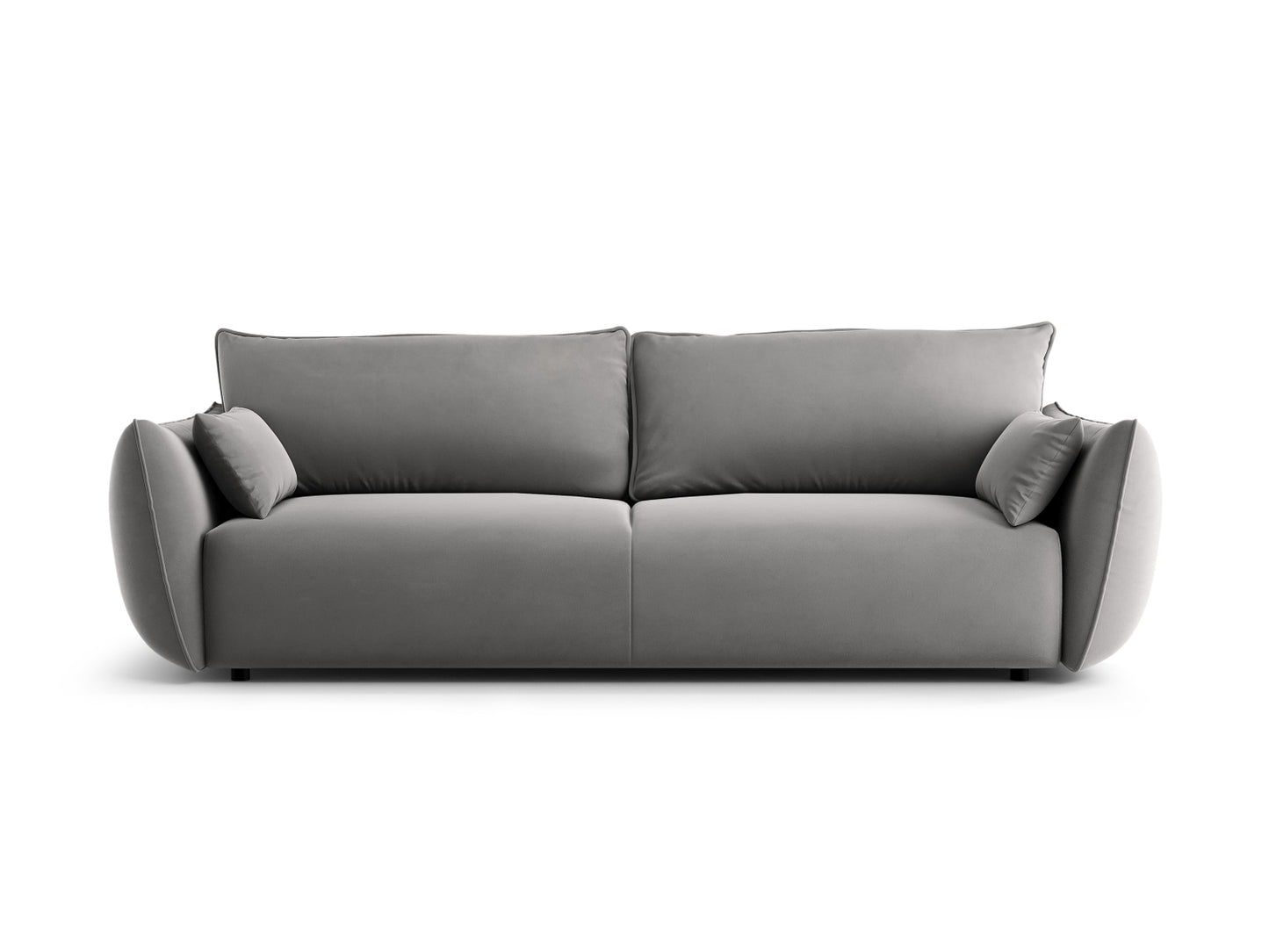 Matera Sofa With Bed Function And Box, 3 Seats, 240x108 cm — Grey