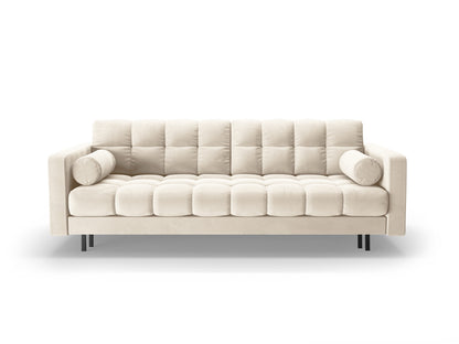 Bali Sofa With Bed Function And Box, 3 Seats, 222x84 cm — Light Beige