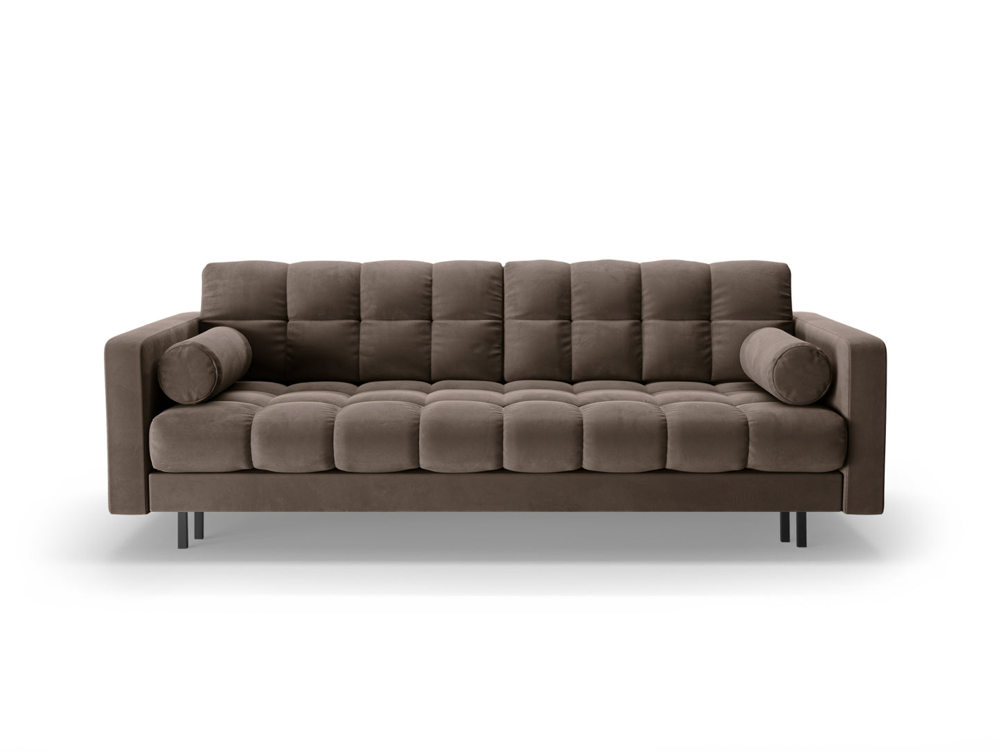 Bali Sofa With Bed Function And Box, 3 Seats, 222x84 cm — Chocolate
