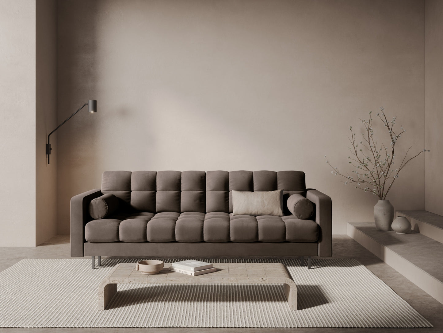 Bali Sofa With Bed Function And Box, 3 Seats, 222x84 cm
