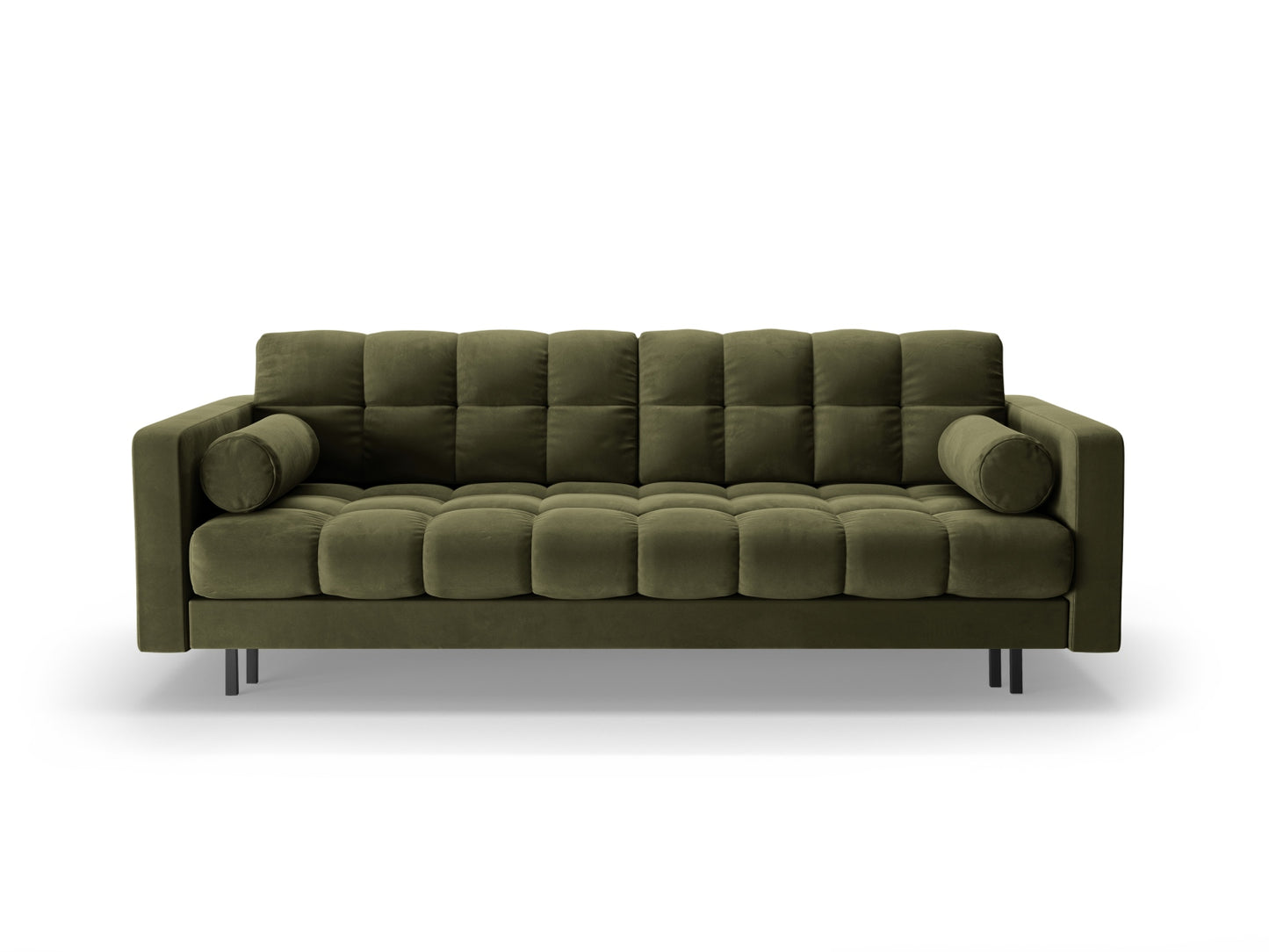 Bali Sofa With Bed Function And Box, 3 Seats, 222x84 cm — Green