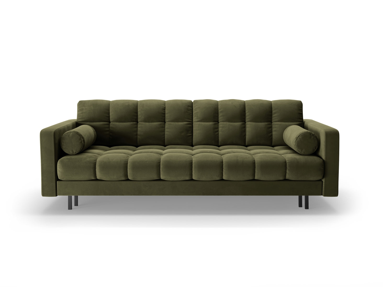 Bali Sofa With Bed Function And Box, 3 Seats, 222x84 cm — Green