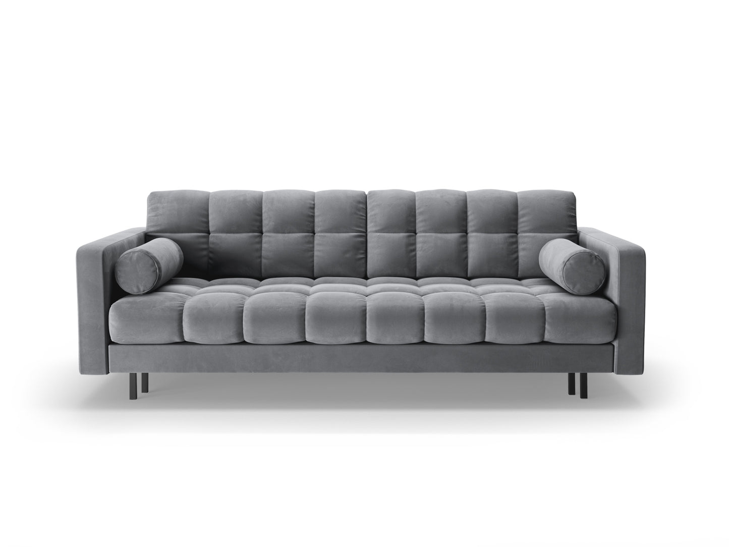 Bali Sofa With Bed Function And Box, 3 Seats, 222x84 cm — Grey (Bluvel 10)