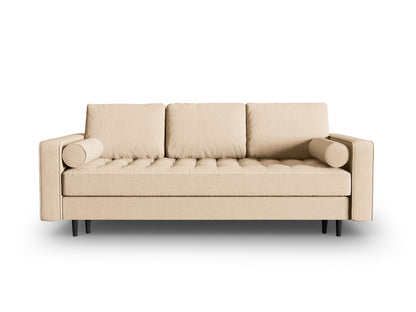 Aspen Sofa With Bed Function And Box, 3 Seats, 225x100 cm — Beige