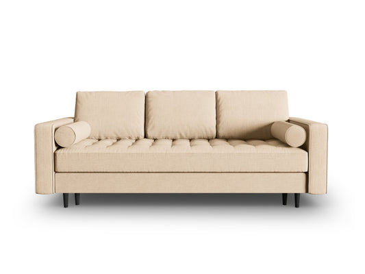 Aspen Sofa With Bed Function And Box, 3 Seats, 225x100 cm — Beige