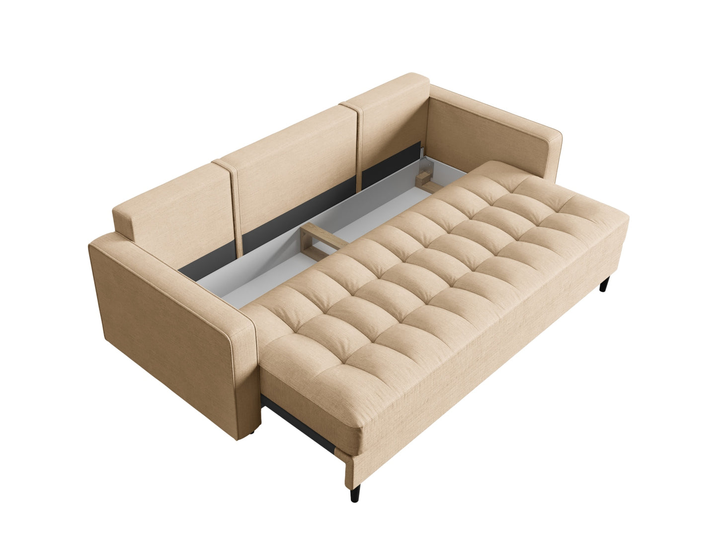 Aspen Sofa With Bed Function And Box, 3 Seats, 225x100 cm