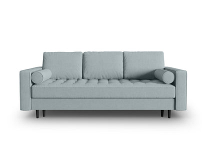 Aspen Sofa With Bed Function And Box, 3 Seats, 225x100 cm — Blue