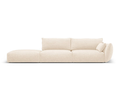 Matera Sofa, 4 Seats, 264x110 cm — Light Beige / Left