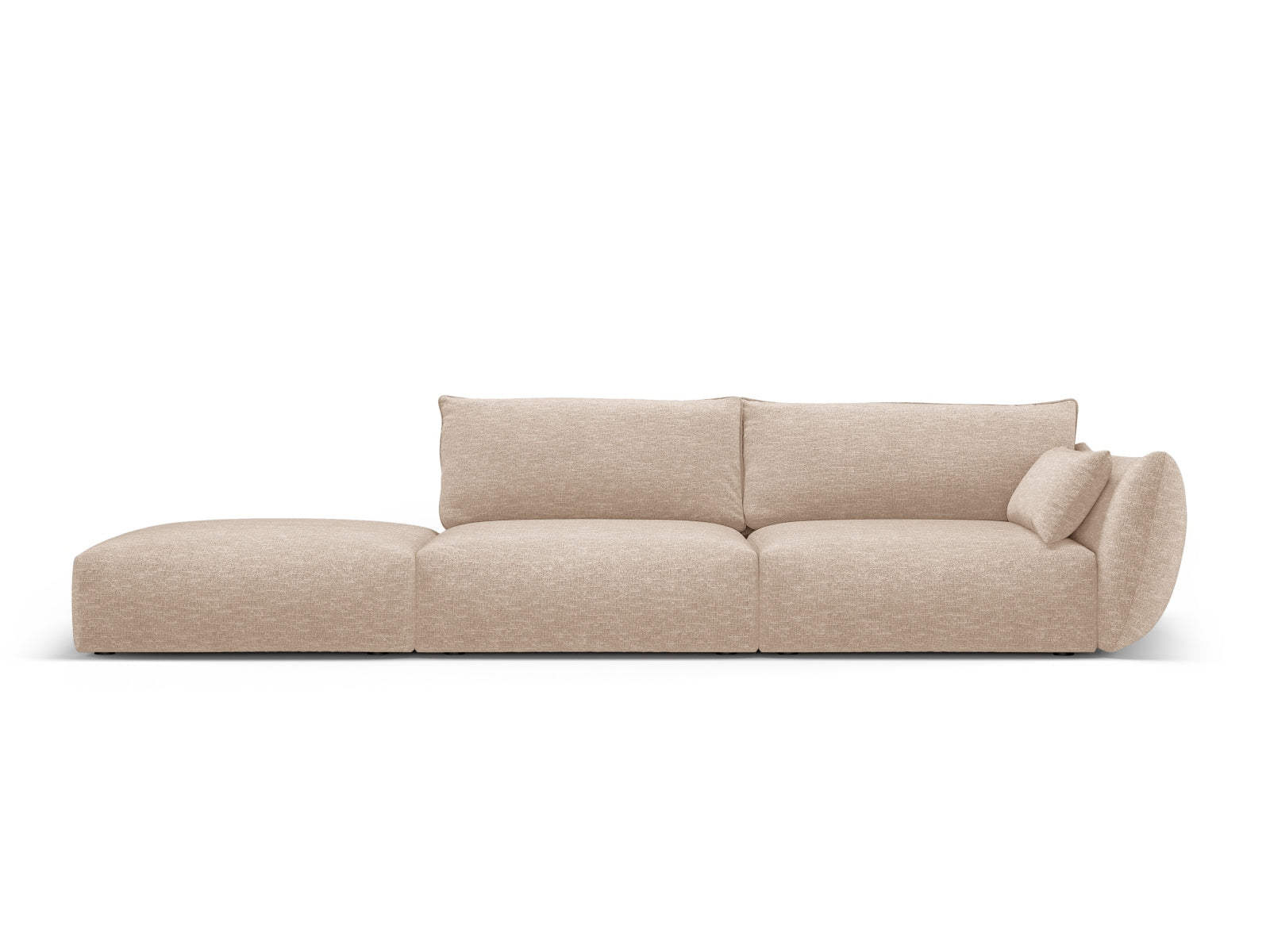Matera Sofa, 4 Seats, 264x110 cm — Beige / Left