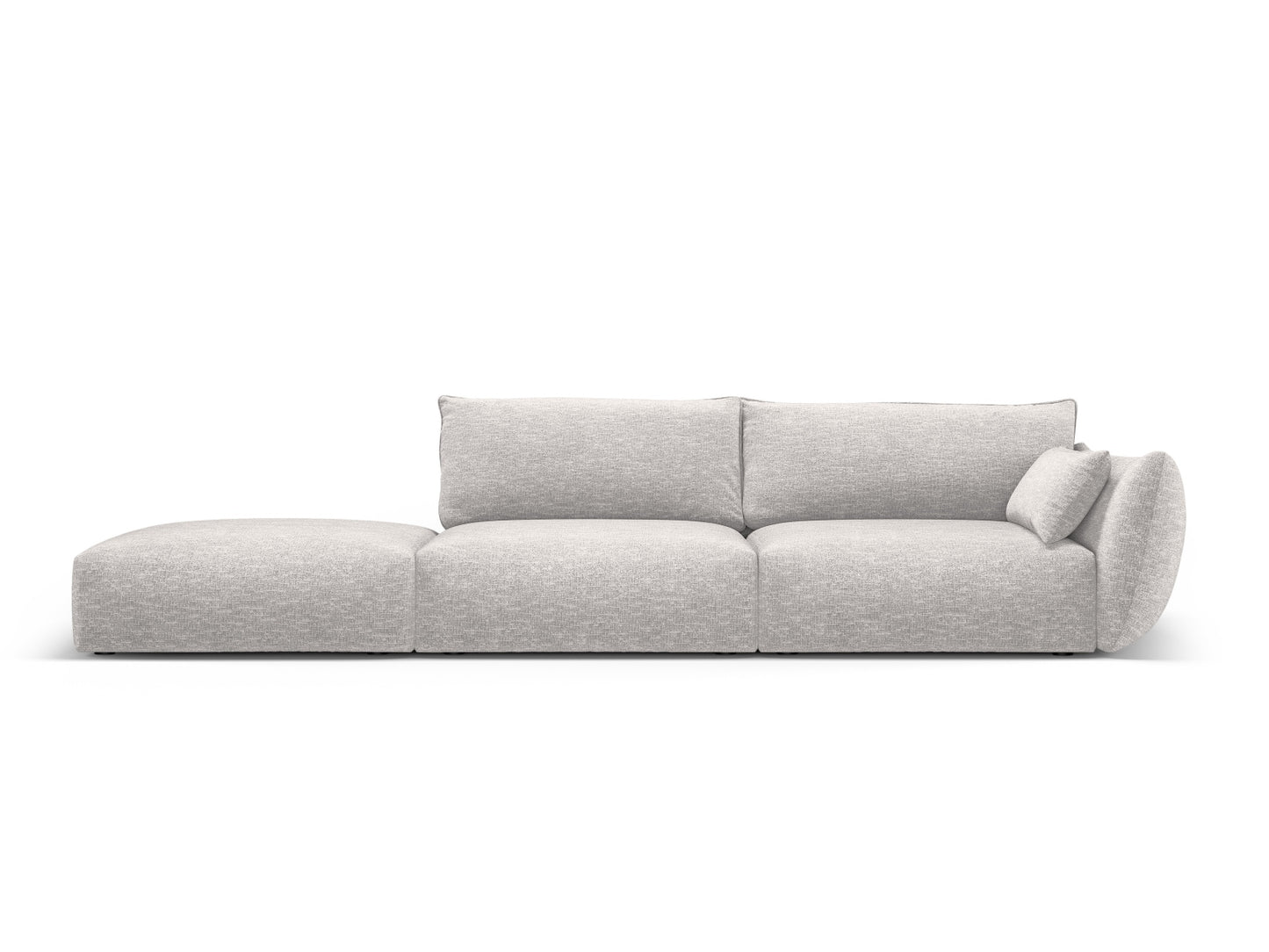 Matera Sofa, 4 Seats, 264x110 cm — Light Grey / Left