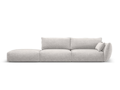 Matera Sofa, 4 Seats, 264x110 cm — Light Grey / Left