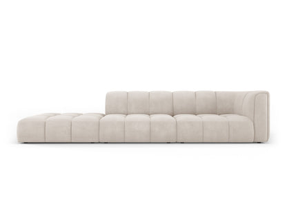 Moritz Modular Sofa, 4 Seats, 293x96 cm — Beige / Left