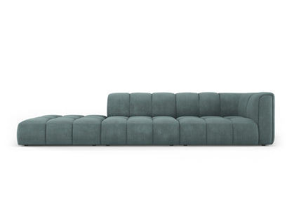 Moritz Modular Sofa, 4 Seats, 293x96 cm — Sea Green / Left
