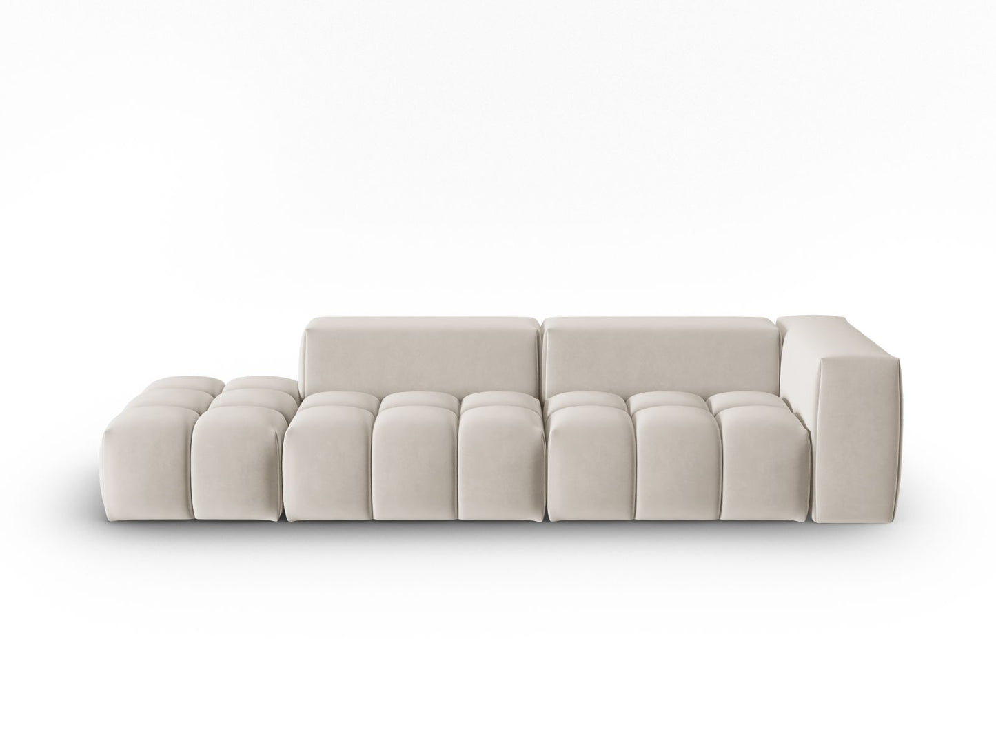 Verona Modular Sofa, 4 Seats, 265x85 cm — Ecru / Left