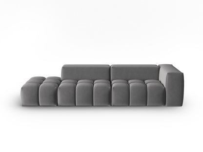 Verona Modular Sofa, 4 Seats, 265x85 cm — Warm grey / Left