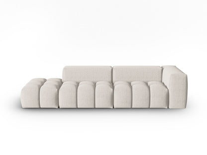 Verona Modular Sofa, 4 Seats, 265x85 cm — Beige / Left