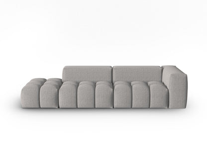 Verona Modular Sofa, 4 Seats, 265x85 cm — Warm grey / Left