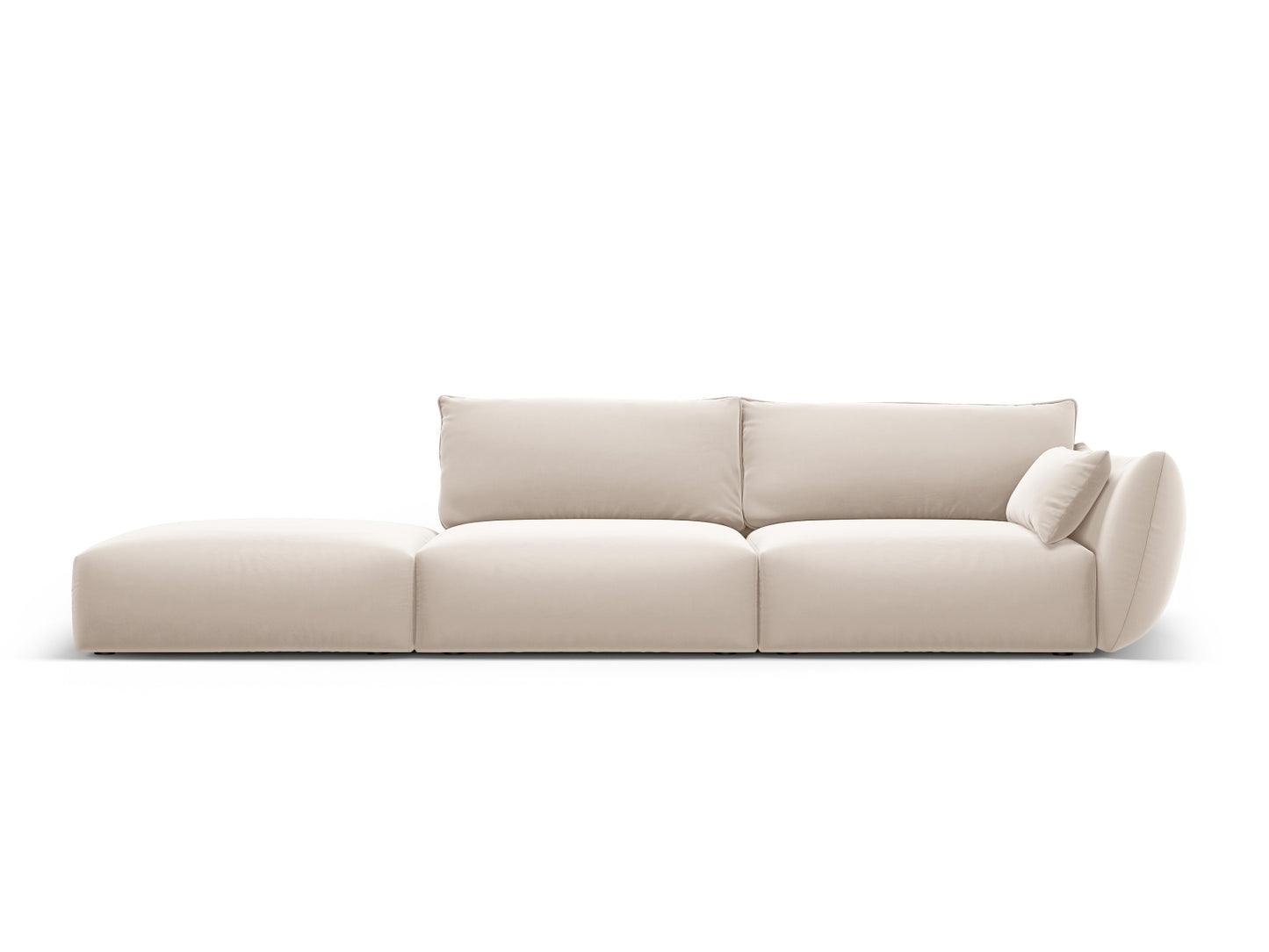 Matera Sofa, 4 Seats, 264x110 cm — Beige / Left