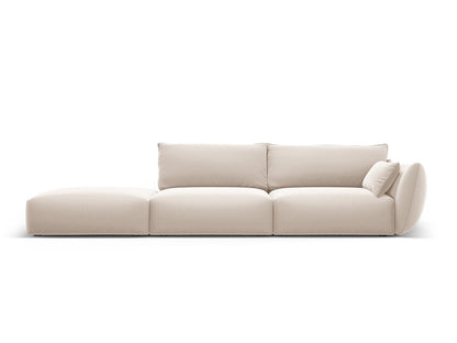 Matera Sofa, 4 Seats, 264x110 cm — Beige / Left