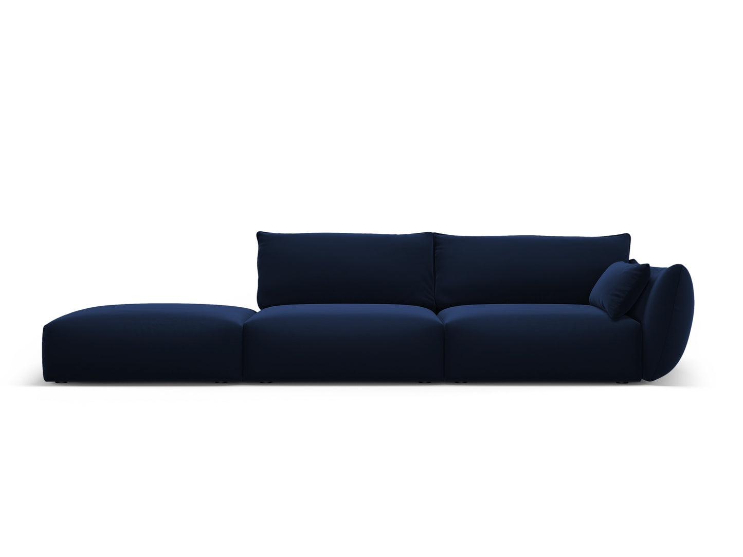 Matera Sofa, 4 Seats, 264x110 cm — Royal Blue / Left