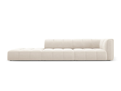 Moritz Modular Sofa, 4 Seats, 293x96 cm — Light Beige / Left