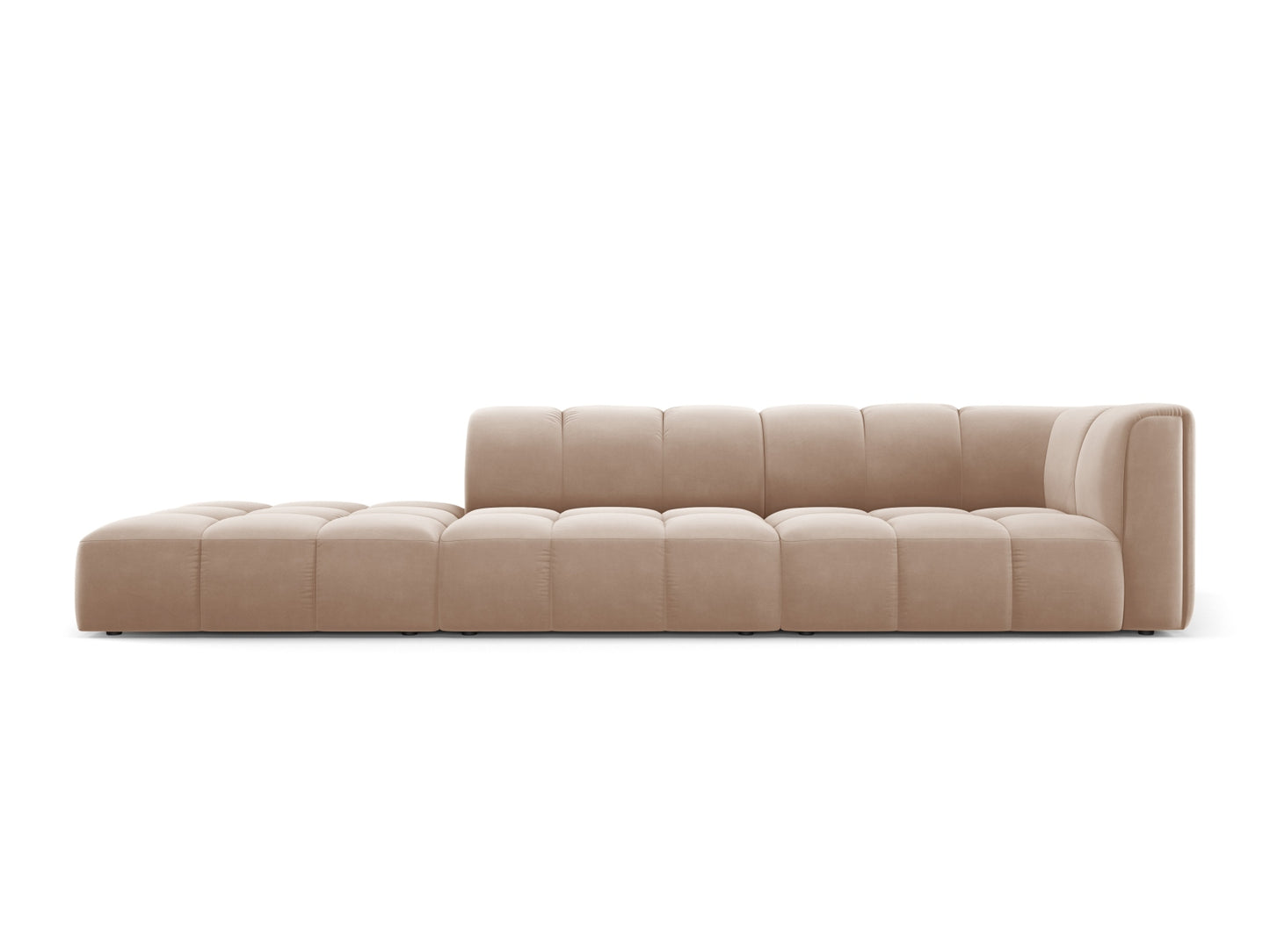 Moritz Modular Sofa, 4 Seats, 293x96 cm — Beige / Left