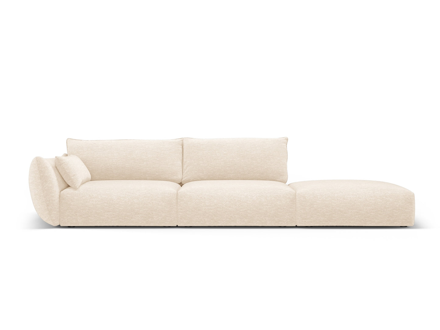Matera Sofa, 4 Seats, 264x110 cm — Light Beige / Right